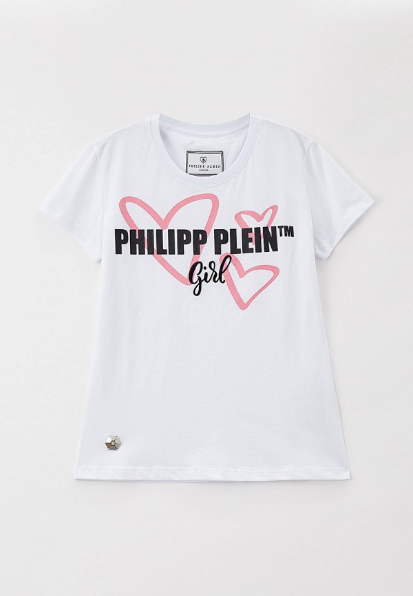 Футболка Philipp Plein белый GTK0665 PTE003N RTLAAH998301