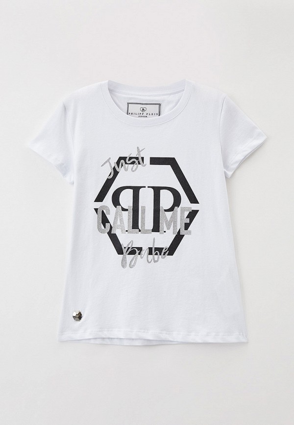 Футболка Philipp Plein белый GTK0684 PTE003N RTLAAH998401