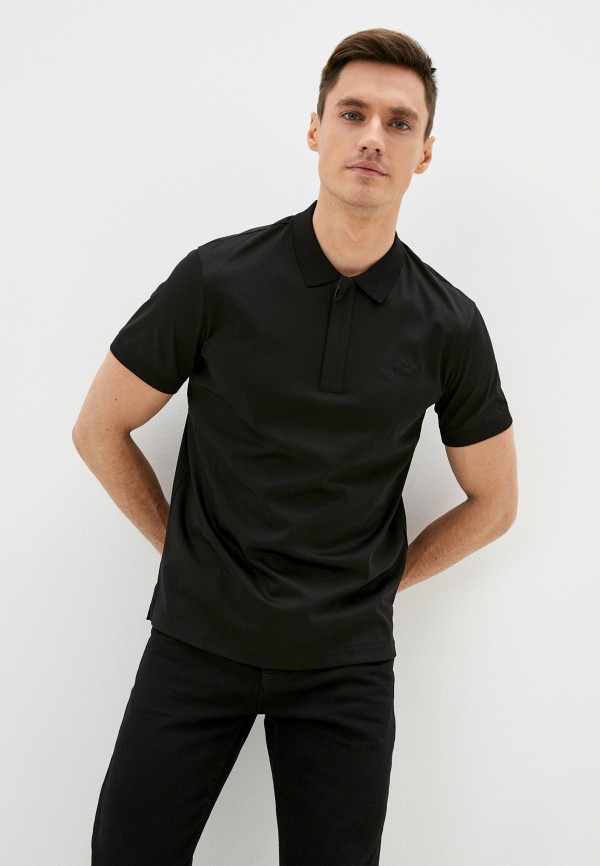 

Поло Emporio Armani, Черный