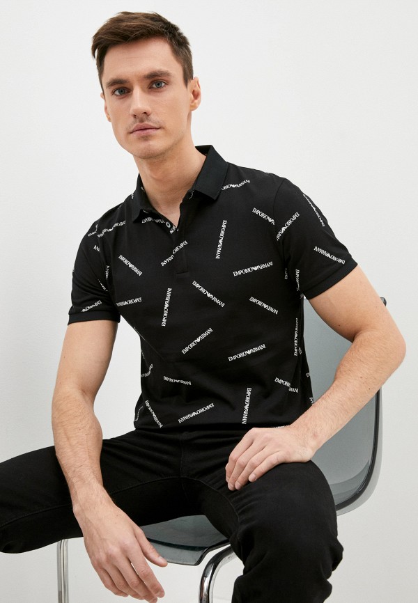 

Поло Emporio Armani, Черный