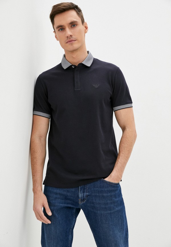 

Поло Emporio Armani, Синий