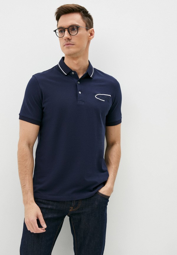 

Поло Emporio Armani, Синий