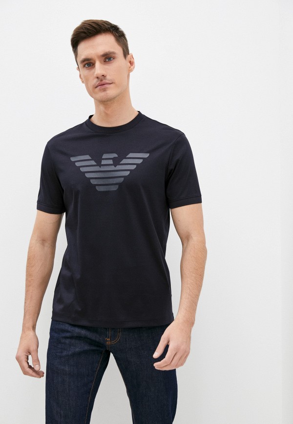 

Футболка Emporio Armani, Синий, Emporio Armani RTLAAI010902
