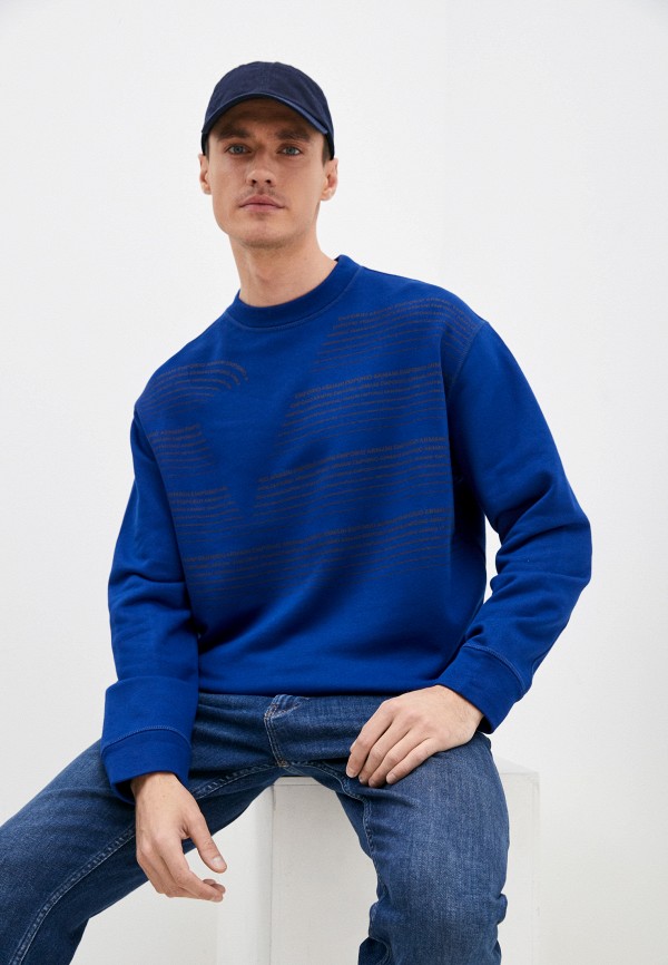 

Свитшот Emporio Armani, Синий