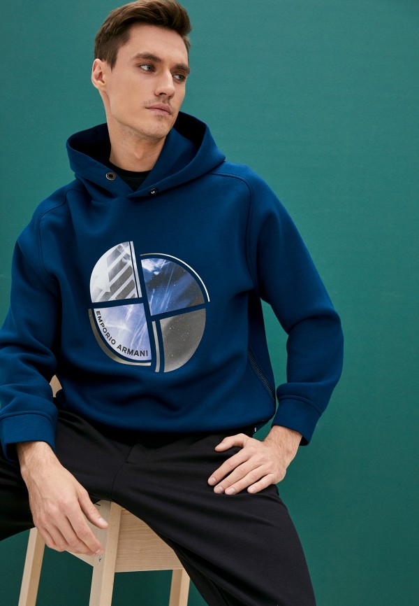 

Худи Emporio Armani, Синий