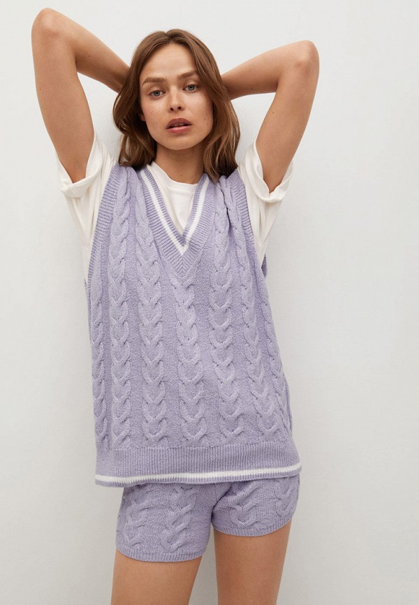 

Жилет Mango, Фиолетовый, Mango RTLAAI100501