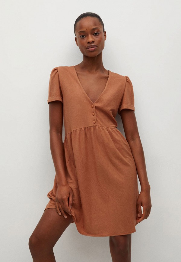 

Платье Mango, Коричневый, Mango RTLAAI127601