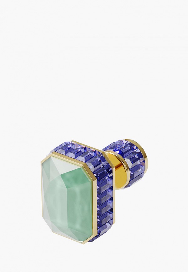 

Серьга Swarovski®, Разноцветный, Orbita, покрытие золото