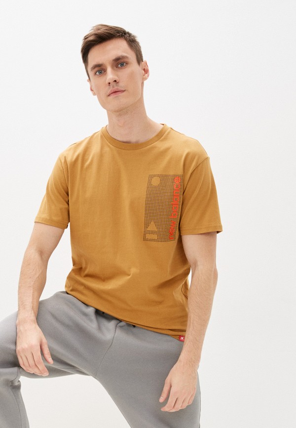

Футболка New Balance, Коричневый, ESSENTIALS TERRAIN GRID T