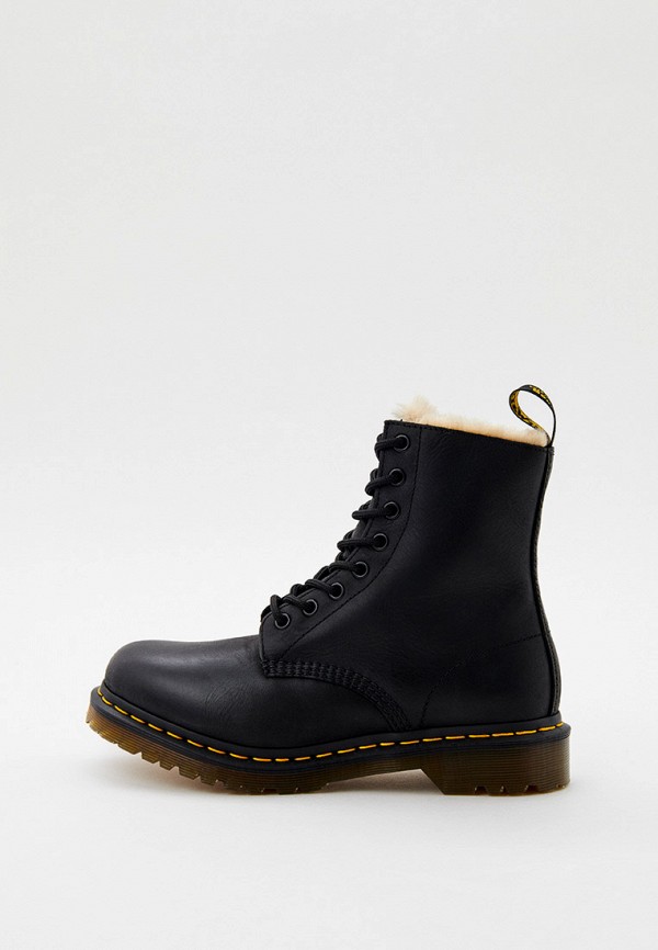 

Ботинки Dr. Martens, Черный, 1460 Fur-lined Serena Mono Black