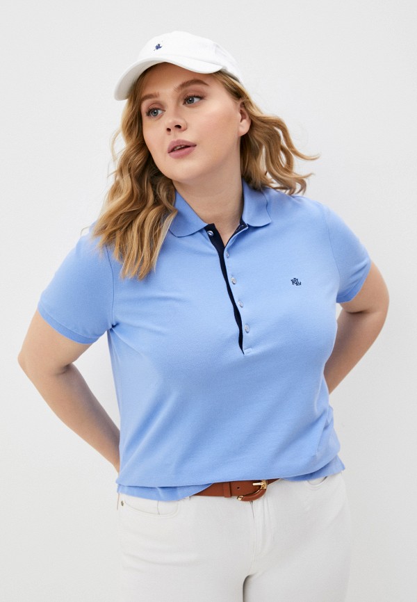 

Поло Lauren Ralph Lauren Woman, Голубой, Lauren Ralph Lauren Woman RTLAAI316301