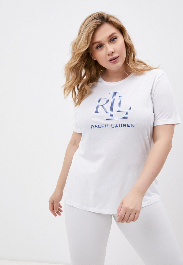 

Футболка Lauren Ralph Lauren Woman, Белый, Lauren Ralph Lauren Woman RTLAAI316901