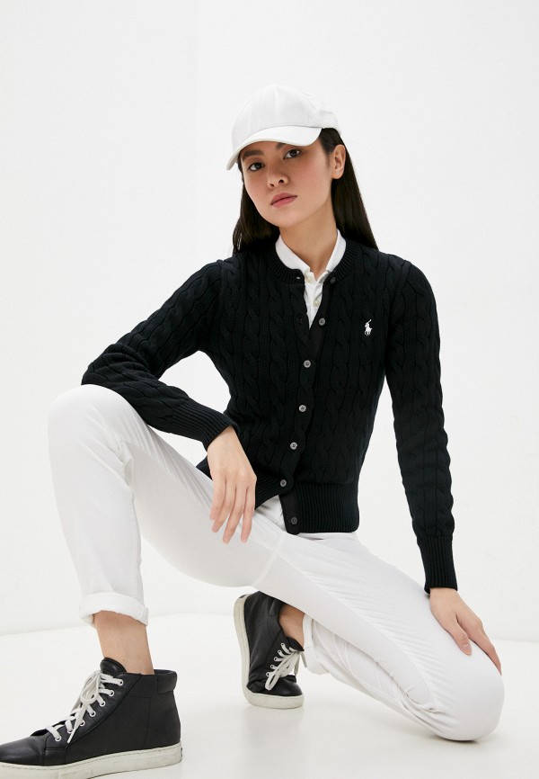 

Кардиган Polo Ralph Lauren, Черный, Polo Ralph Lauren RTLAAI317501