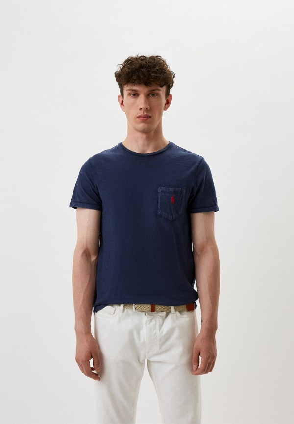 Polo Ralph Lauren синее поло