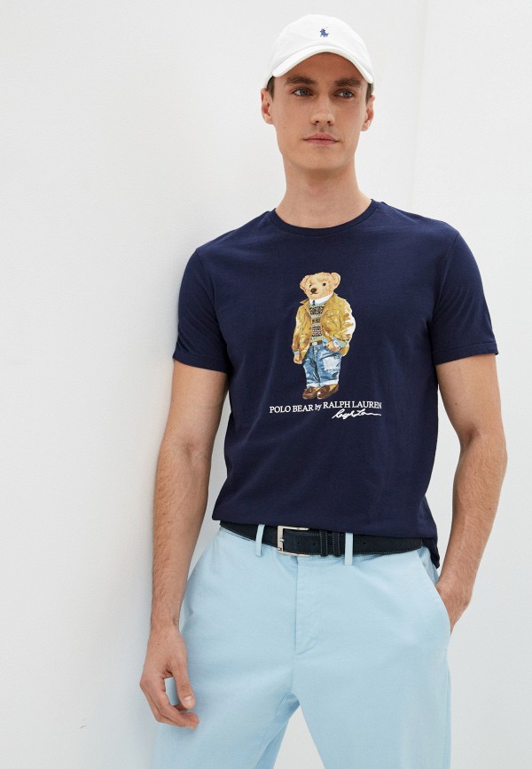 

Футболка Polo Ralph Lauren, Синий, Polo Ralph Lauren RTLAAI343501