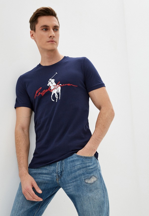 

Футболка Polo Ralph Lauren, Синий, Polo Ralph Lauren RTLAAI344401