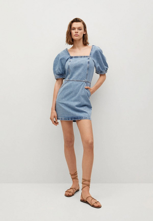 

Платье джинсовое Mango, Голубой, Mango RTLAAI411701