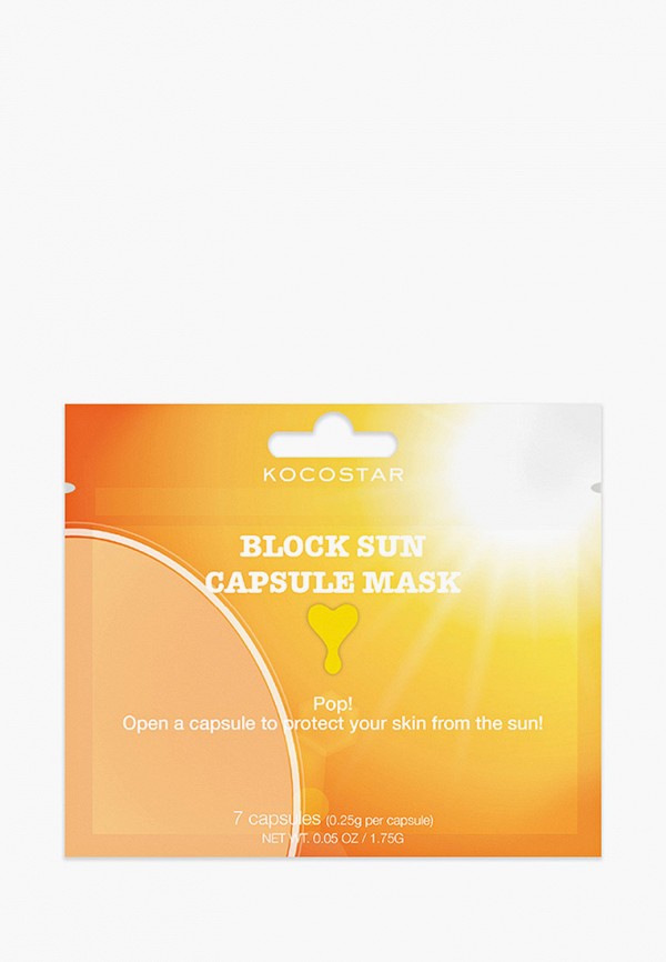 

Крем для лица Kocostar, Прозрачный, SPF50 + PA+ + +, 1.75 мл х 7