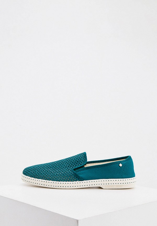 

Слипоны Rivieras, Бирюзовый, CLASSIC CANVAS & MESH