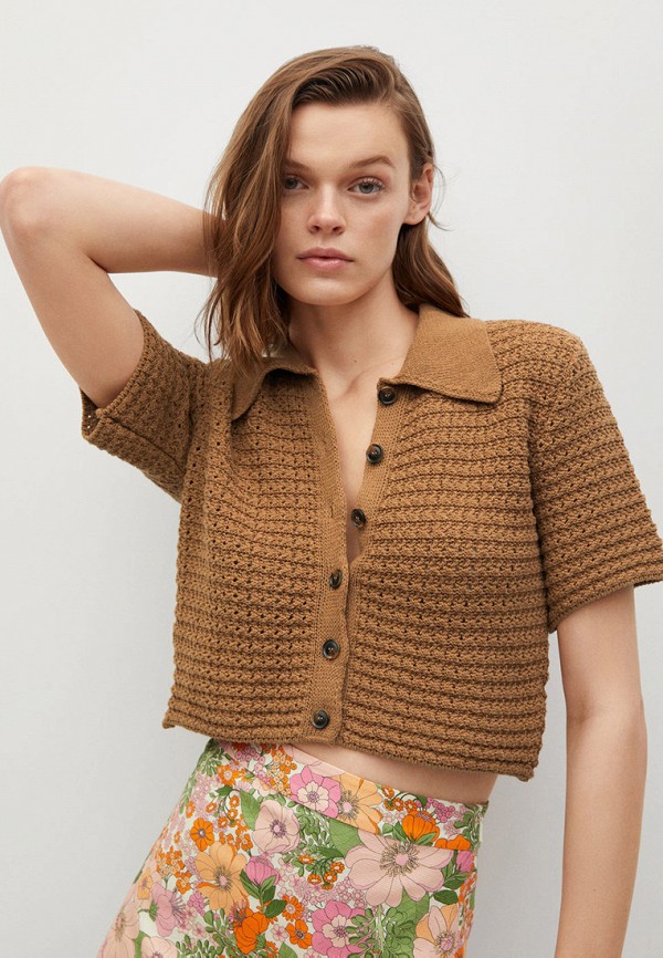 

Кардиган Mango, Коричневый, Mango RTLAAI592101