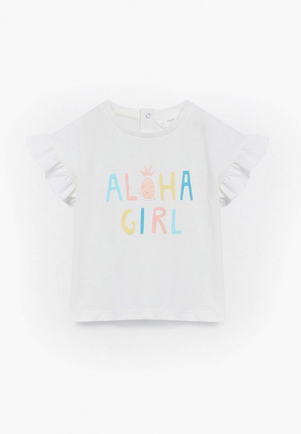 

Футболка Mango Kids, Белый, ALOHA