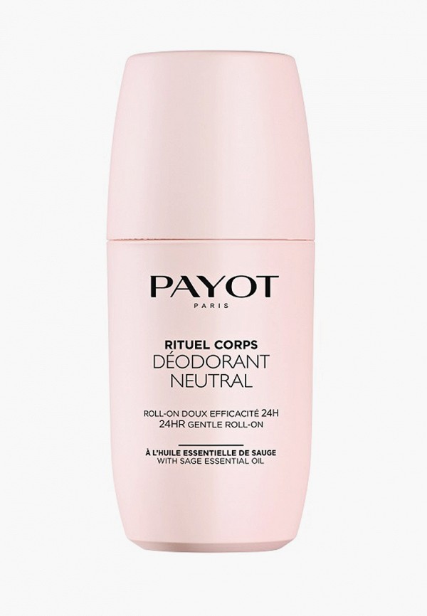 

Дезодорант Payot, Прозрачный, -ролик, RITUEL CORPS, с эфирным маслом шалфея, 75 мл
