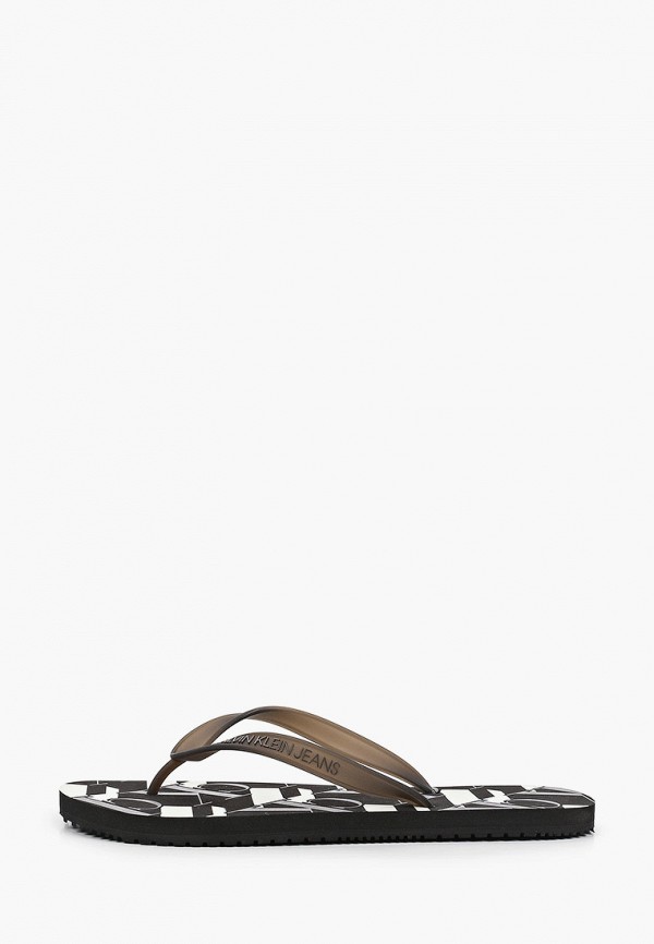 

Сланцы Calvin Klein Jeans, Хаки, FLIP FLOP MONOGRAM AOP TPU