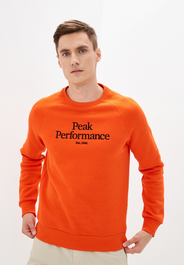

Свитшот Peak Performance, Оранжевый, M Original Crew