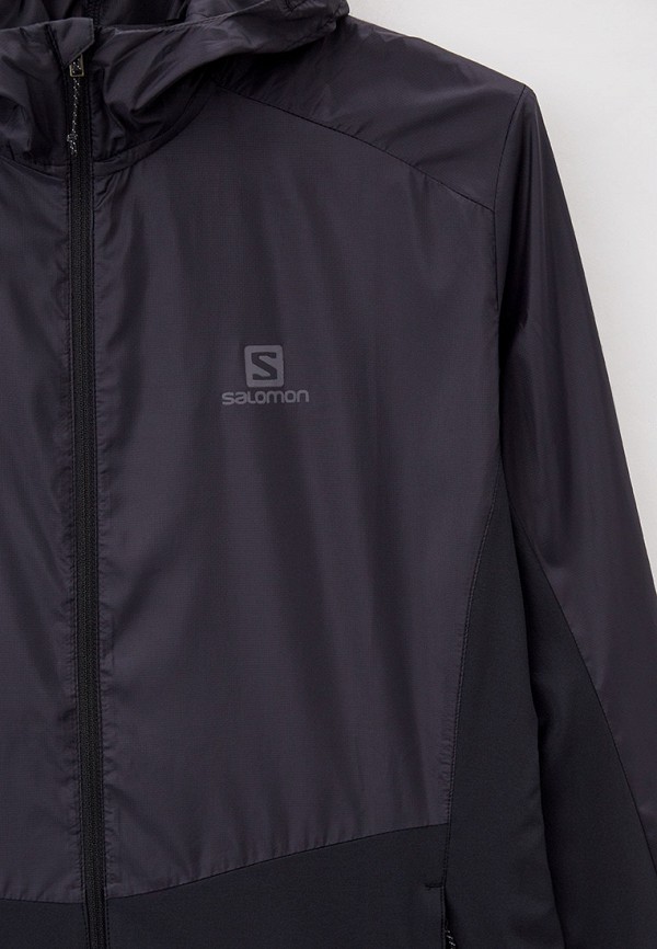 

Ветровка Salomon, Черный, AGILE FZ HOODIE M
