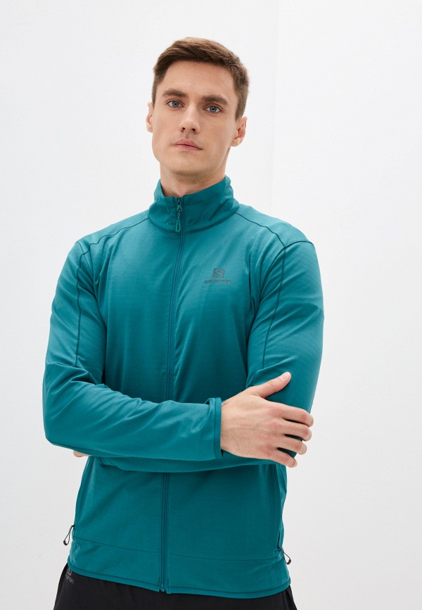 

Олимпийка Salomon, Бирюзовый, OUTRACK FZ MID M