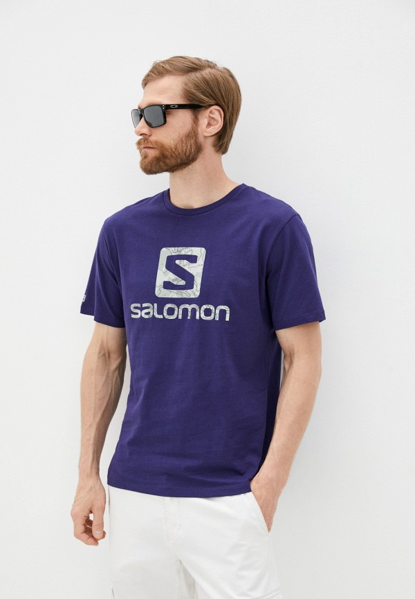 

Футболка Salomon, Фиолетовый, OUTLIFE LOGO SS TEE M
