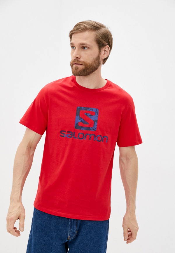 

Футболка Salomon, Красный, OUTLIFE LOGO SS TEE M
