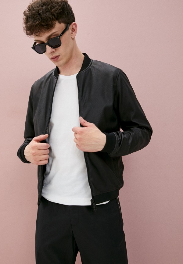 фото Куртка кожаная emporio armani