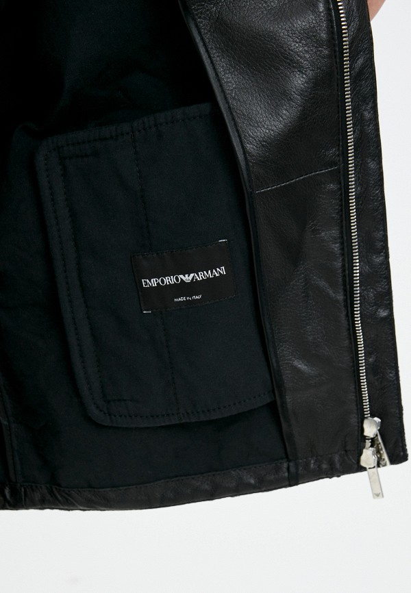 фото Куртка кожаная emporio armani