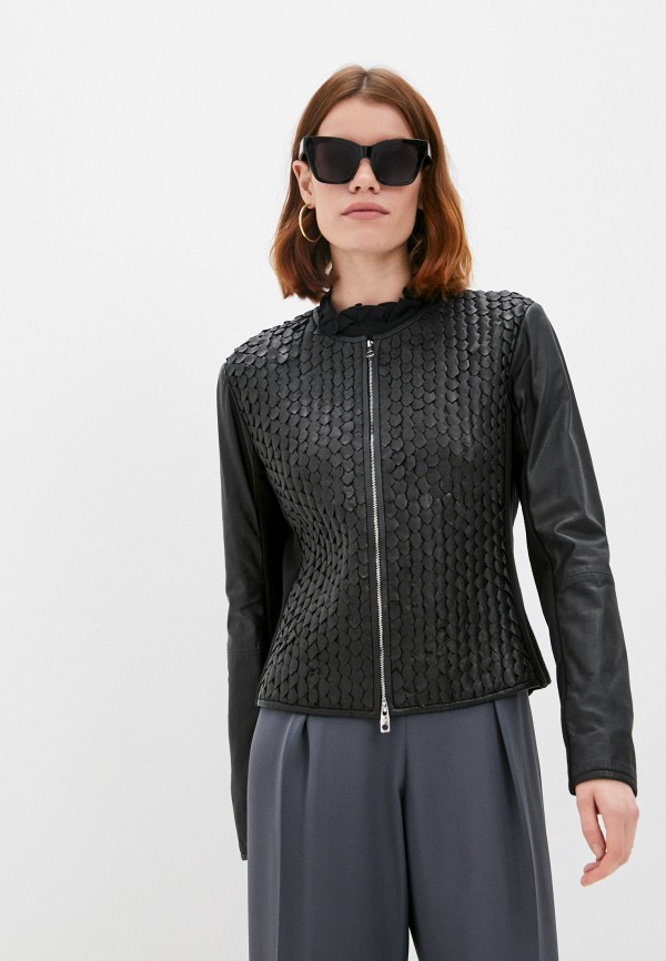 

Куртка кожаная Emporio Armani, Черный, Emporio Armani RTLAAI808401