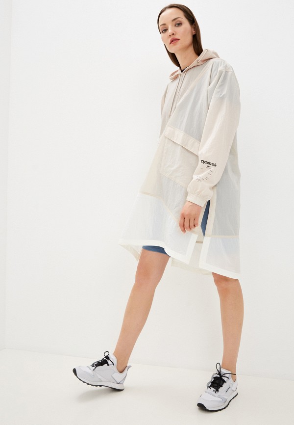 

Ветровка Reebok, Бежевый, TS PACKABLE JACKET
