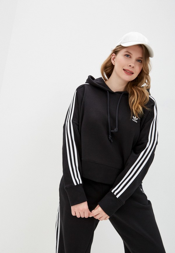 

Худи adidas Originals, Черный, CROPPED HOODIE