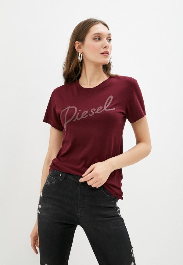 

Футболка Diesel, Бордовый