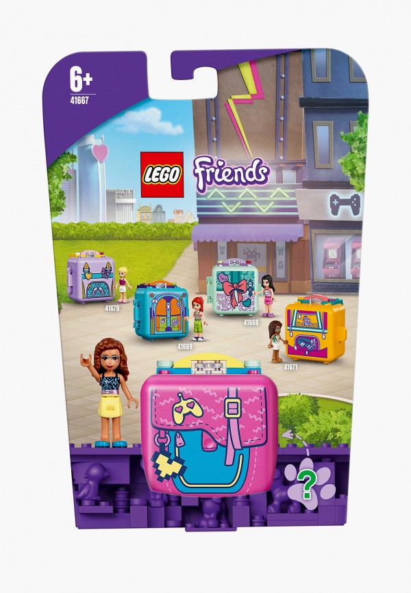 

Конструктор LEGO, Разноцветный, Кьюб Оливии для игр