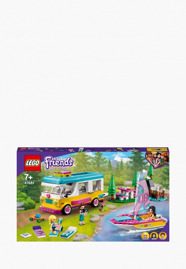

Конструктор Friends LEGO, Разноцветный, "Лесной фургон и парусник" / Forest Camper Van and Sailboat, 487 элементов для сборки