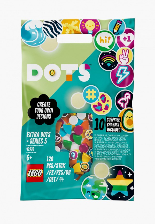 

Конструктор LEGO, Разноцветный, Тайлы DOTS серия 5