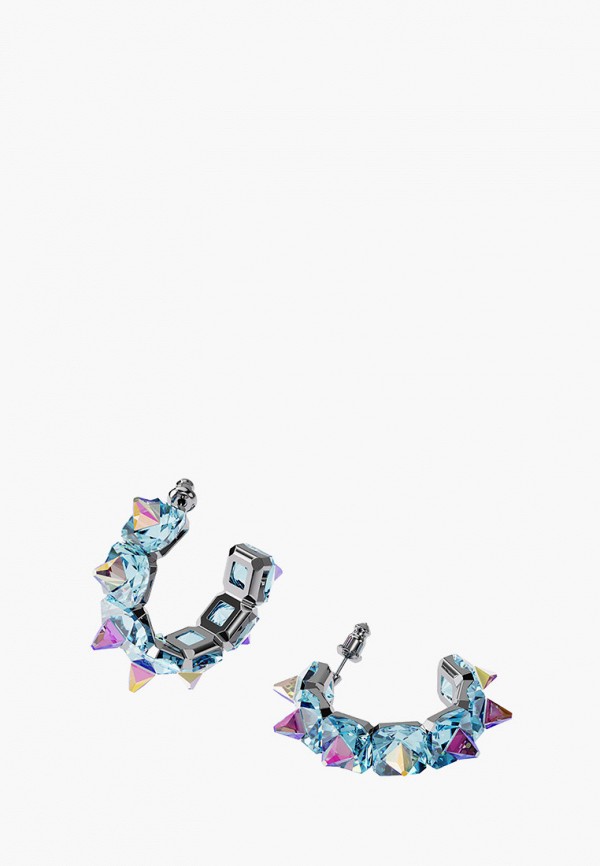

Серьги Swarovski®, Разноцветный, Chroma, покрытие родий