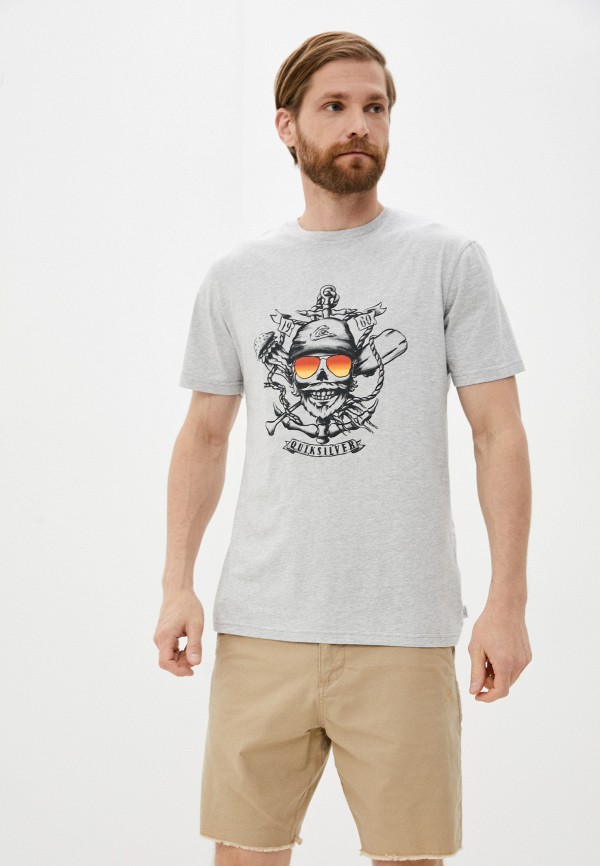 

Футболка Quiksilver, Серый, MADEOFBONESS M TEES SGRH