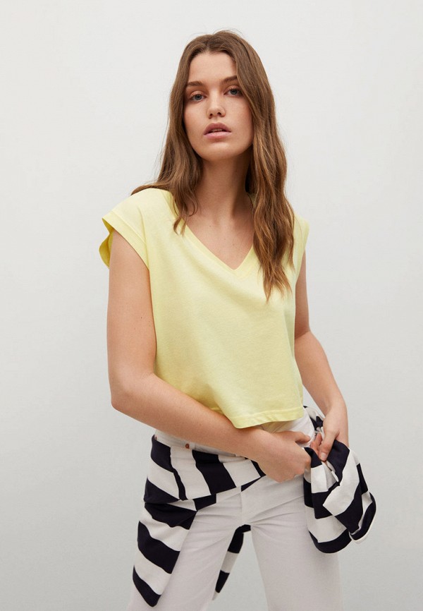 

Футболка Mango, Желтый, Mango RTLAAJ515801