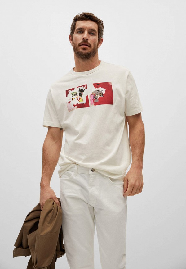 

Футболка Mango Man, Белый, Mango Man RTLAAJ536601
