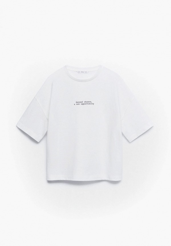 

Футболка Mango Kids, Белый, ECOL-I