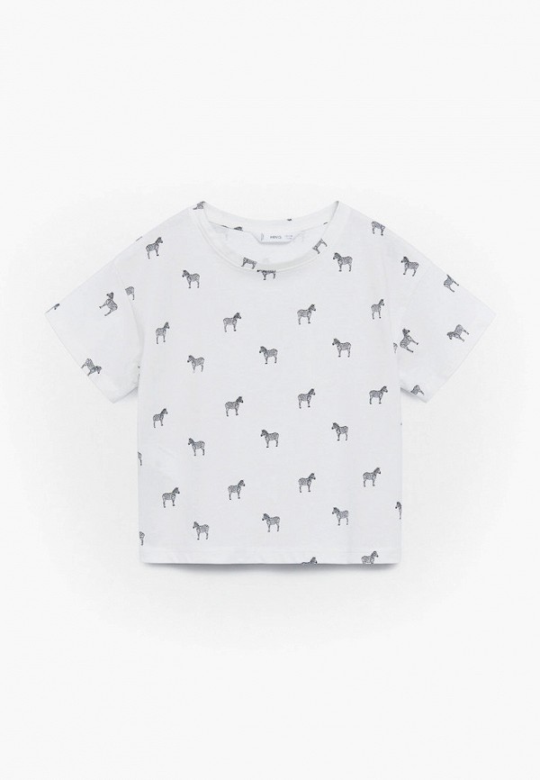 

Футболка Mango Kids, Белый, STAMP