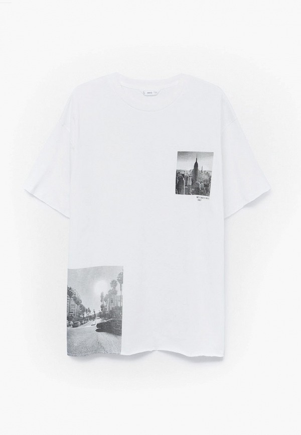 

Футболка Mango Kids, Белый, DUAL