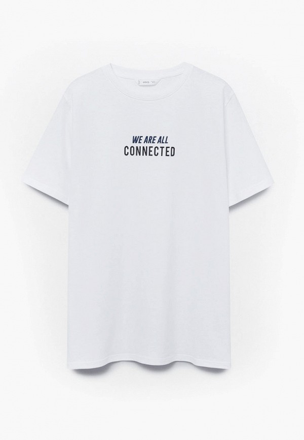 

Футболка Mango Kids, Белый, CONNECT