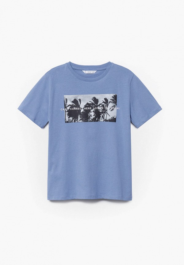 

Футболка Mango Kids, Синий, OFFLINE
